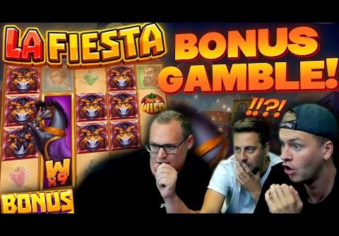 Bonus Gamble on La Fiesta Slot! (Mega Win)