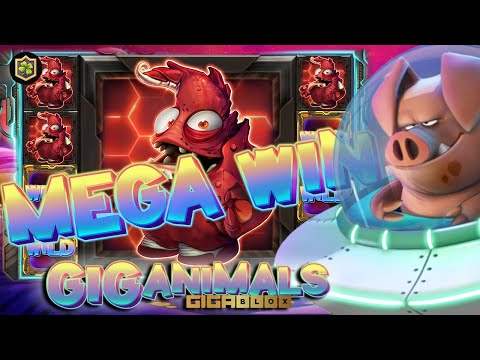 Giganimals Gigablox 💣 Super Massive Win! 💣 New Online Slot – EPIC Big WIN – Yggdrasil – All Features