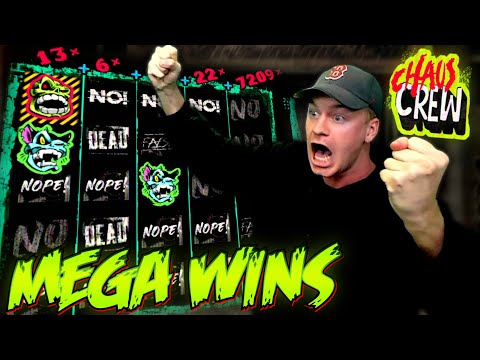 SUPER MEGA WIN SESSION on Chaos Crew Slot!
