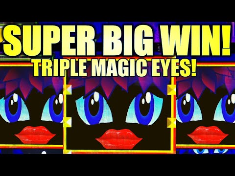 TRIPLE MAGIC EYES!! WHAT A SUPER FINALE!! 🤑 MAGIC EYES Slot Machine (Aristocrat Gaming)