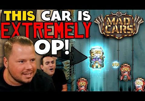 FIRST EVER! Mega win on MAD CARS Slot!