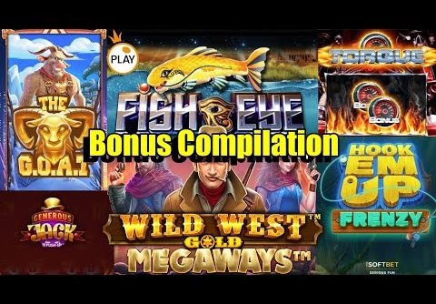 The GOAT Maxed + Bonus Compilation, Wild West Gold Megaways & More + Community BIG WINS!!