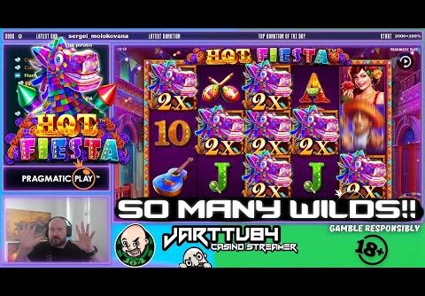 So Many Wilds!! Mega Big Win From Hot Fiesta Slot!!