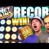 Our NEW RECORD WIN on Net Gains Slot! (Coin Bonus)