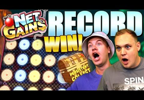 Our NEW RECORD WIN on Net Gains Slot! (Coin Bonus)