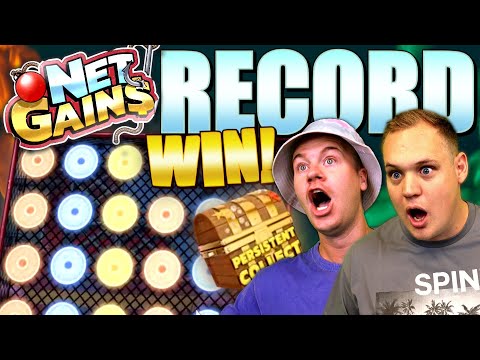 Our NEW RECORD WIN on Net Gains Slot! (Coin Bonus)