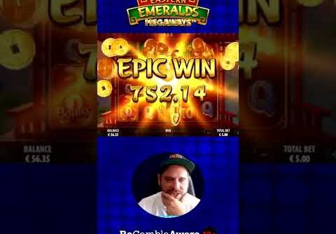 Epic Win £???? Brand New Eastern Emeralds Megaways Slot with Jamie #Shorts