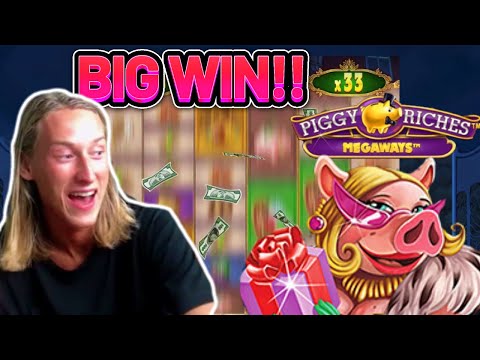 BIG WIN!!! PIGGY RICHES MEGAWAYS BIG WIN – €10 bet on Casino slot from CasinoDaddys stream