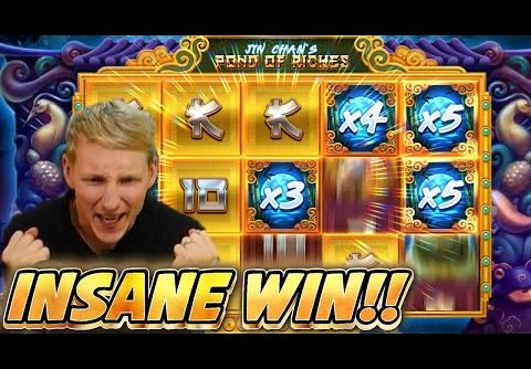 INSANE WIN! JIN CHANS POND OF RICHES BIG WIN – CASINO Slot from CasinoDaddys LIVE STREAM