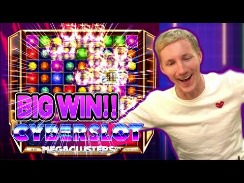 BIG WIN!! CYBERSLOT MEGACLUSTER – €10 BET HIGHROLL ON CASINO SLOT from CasinoDaddys stream