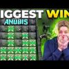 OUR RECORD WIN ON HAND OF ANUBIS! – INSANE ONLINE SLOT WIN!