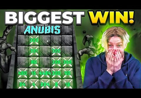 OUR RECORD WIN ON HAND OF ANUBIS! – INSANE ONLINE SLOT WIN!