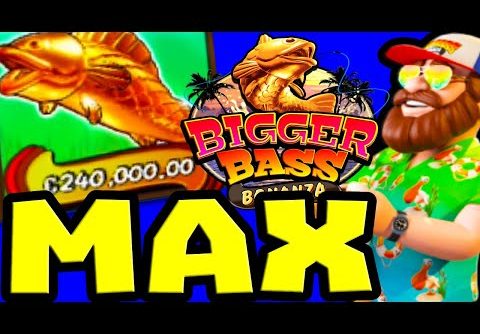 CAN I CATCH THE GOLDEN FISH? 😱  MAX BET BIGGER BASS BONANZA 🐟 SLOT BONUS HUNT MEGA BIG WINS‼️