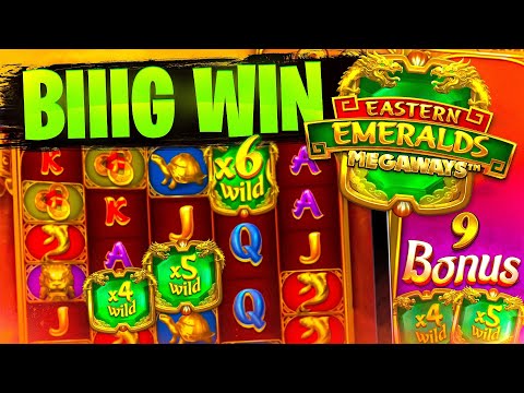 EASTERN EMERALDS MEGAWAYS!! NEW SLOT BIG WIN!!