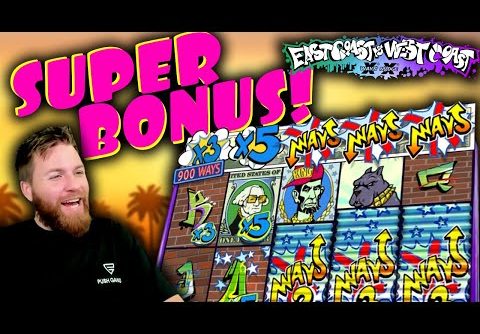 5 SCATTER SUPER BONUS in East Coast VS West Coast Slot