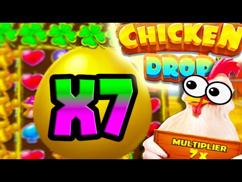 CHICKEN DROP 🐔 SLOT MEGA BIG WIN 😱 ULTIMATE COMEBACK HUGE BACK UP SPIN 🔥 MASSIVE X7 MULTIPLIER‼️