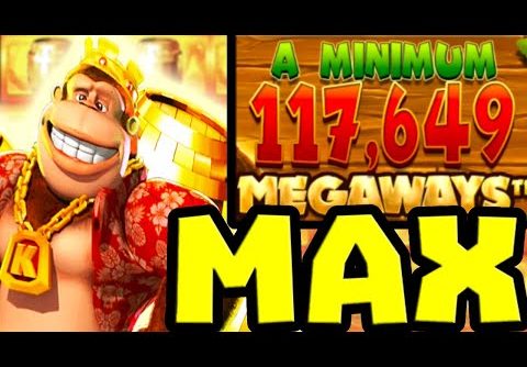 RETURN OF KONG 🐵 MEGAWAYS SLOT 🔥 MEGA BIG WINS I GOT MAX MEGAWAYS LEVEL WITH SO MANY FREE SPINS‼️