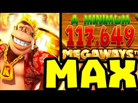 RETURN OF KONG 🐵 MEGAWAYS SLOT 🔥 MEGA BIG WINS I GOT MAX MEGAWAYS LEVEL WITH SO MANY FREE SPINS‼️