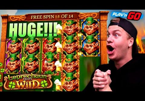 RECORD WIN ON LEPRECHAUN GOES WILD!!! (Play’n Go)