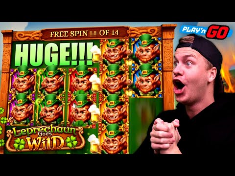 RECORD WIN ON LEPRECHAUN GOES WILD!!! (Play’n Go)