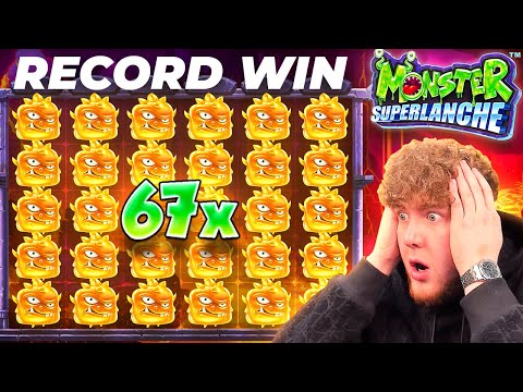 WORLD RECORD WIN ON MONSTER SUPERLANCHE SLOT