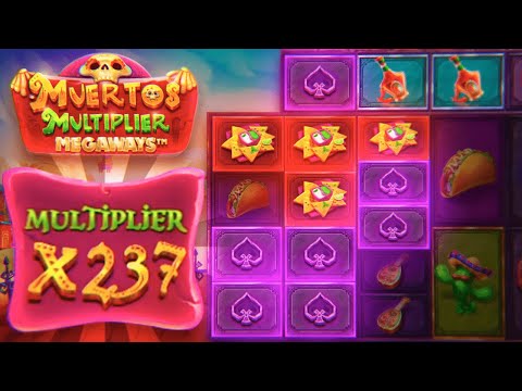 CRAZY WIN ON *NEW* MUERTOS MULTIPLIER MEGAWAYS SLOT!! (Bonus Buys)