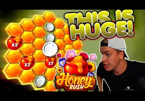 Fullscreen on Honey Rush Slot! (Super Big Win)