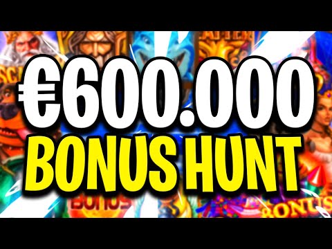 🔴 MY BIGGEST SLOT BONUS HUNT OPENING EVER €600.000 LIVE  SLOTS 🔥 JOIN ME FOR BIG  RECORD WINS‼️