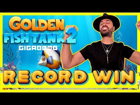 ROSHTEIN RECORD WIN ON GOLDEN FISH TANK 2! NEW SLOT $120 BET