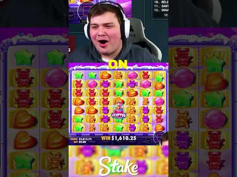 HUGE WIN On SUGAR RUSH!! (BONUS BUYS) #slots #casino #sugarrush #shorts