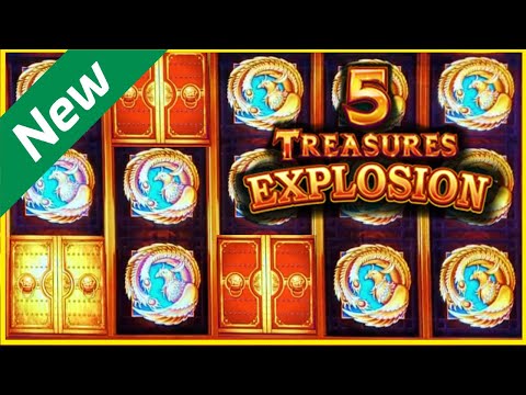 SUPER BIG WIN NEW SLOT 5 TREASURES EXPLOSION SLOT | First On YouTube | MGM Grand LAS VEGAS 2021