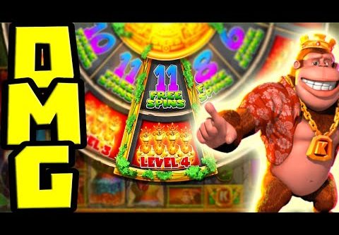 RETURN OF KONG 🙊 MEGAWAYS IS THE BEST SLOT EVER 😱 BIG WINS 50.000 MEGAWAYS OMG THIS CAN PAY‼️