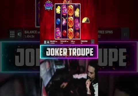 Streamer Biggest Win! Huge bonus on Joker troupe slot