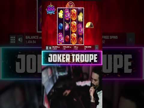 Streamer Biggest Win! Huge bonus on Joker troupe slot