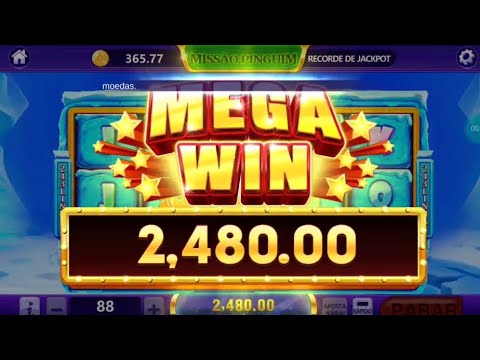 SLOT ALANO 3 MEGA WIN com 88 reais no missão PINGUIM 🐧#alano #slot