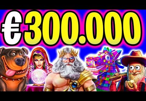 €300.000 BONUS HUNT OPENING 😱 EVERY SLOT ON MAX BET OMG‼️ *** MEGA BIG WINS ***