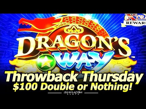 Dragon’s Way Slot Machine – Throwback Thursday $100 Live Play and Free Games Bonuses