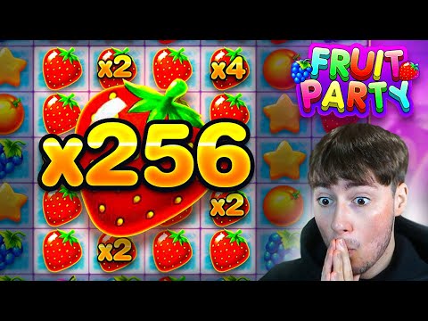 HUGE MAX MULTIS HIT On FRUIT PARTY!! (TOP SYMBOL)