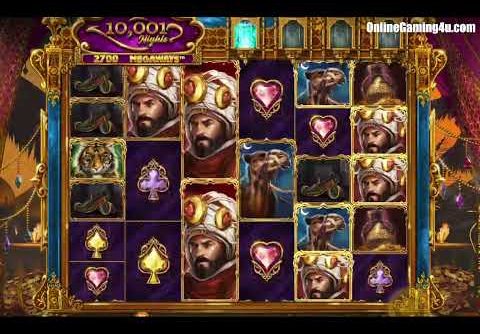 10,001 Nights Megaways Slot Turbo Spin Autoplay + Big Win