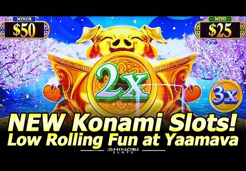 NEW Konami Slots! Prize Strike, America’s Rich Life and Stuffed Coins Pig Slot Machines at Yaamava!