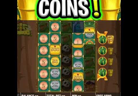 BIG BAMBOO SLOT 🔥 MEGA BIG WIN 😵 GOLDEN COINS FREE SPINS‼️ #shorts