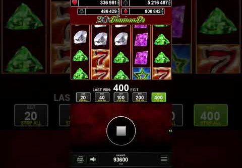 20 Diamonds – Big Win – EGT slot game