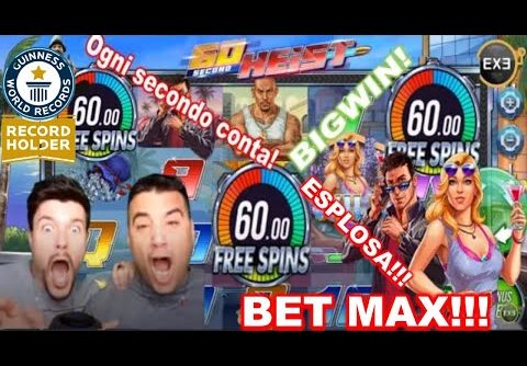 💥 RECORD WIN 💰 RAPINA 60 SECOND HEIST | EXESLOT ESCLUSIVE SLOT ONLINE