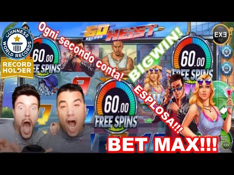 💥 RECORD WIN 💰 RAPINA 60 SECOND HEIST | EXESLOT ESCLUSIVE SLOT ONLINE