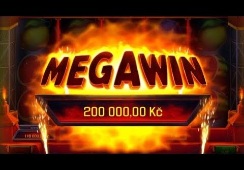 🎰SIZZLE FIRE🎰BET 1000KČ🤑MEGA WIN❓❗😳 300 000KČ 😱😱😱😱😱