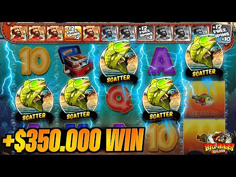 RECORD $350,000+ WIN on BIG BASS SPLASH!! (MAX STAGE)