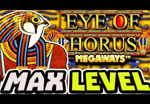 EYE OF HORUS MEGAWAYS 🔥 SLOT MAX LEVEL BONUS HUNT 😵 WITH HUGE BETS AND BIG WINS‼️