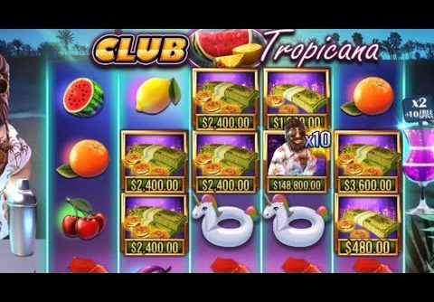 My biggest slot win ever – club Tropicana unbelievable win on big bonus compilation