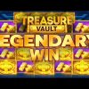 😱 Community Member Lands Record Win On 😱 Treasure Vault New Online Slot!  – EPIC Big WIN – Booming