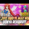 SLOT TEK OYUNDA 2 MAX WİN 5000X 1.200.000 MİLYON REKOR  #slot #maxwin #recordwin